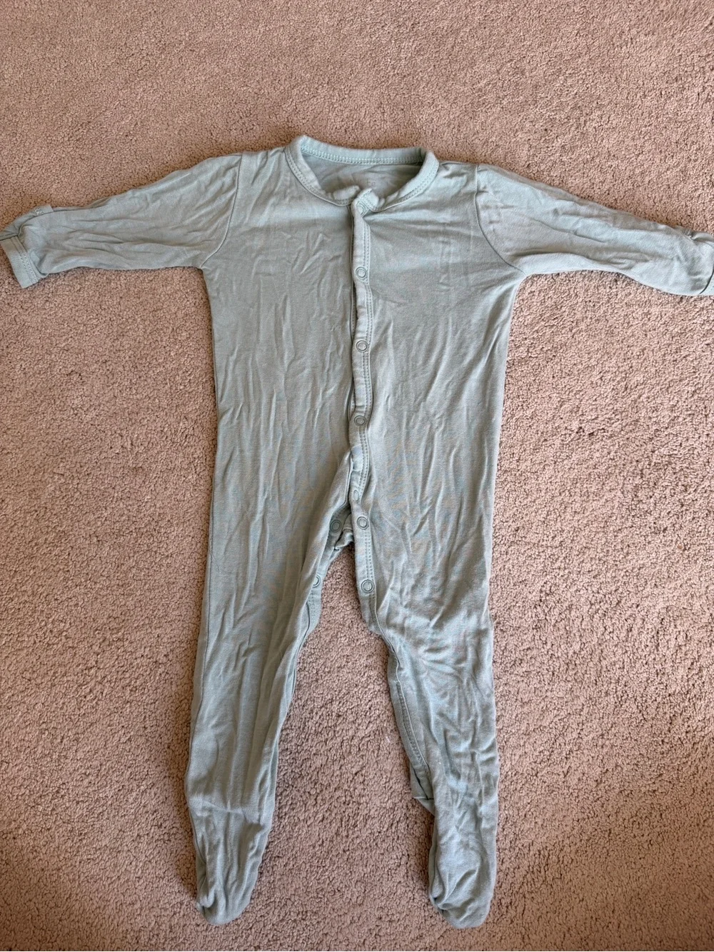 Kyte BABY Mint Green Footed One-Piece